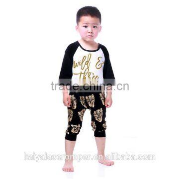 2016 latest design wholesale children's boutique clothing , fashion kids summer boys clothing