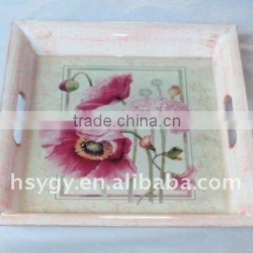 Flower picture tray