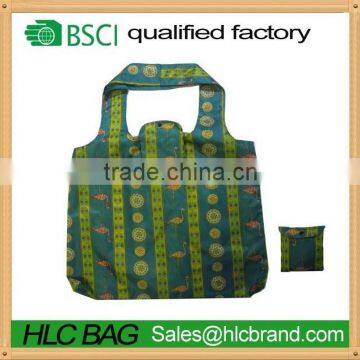 Hot selling European style foldable polyester tote bag for Germany supermarket