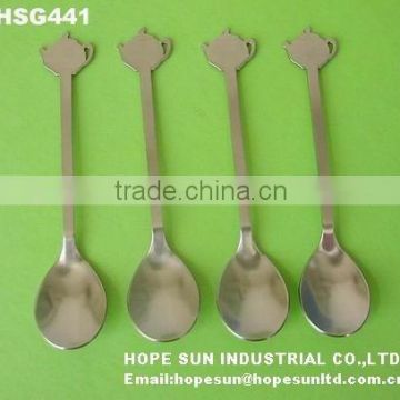 Stainless steel teapot tea spoon/coffee spoon/jam spoon