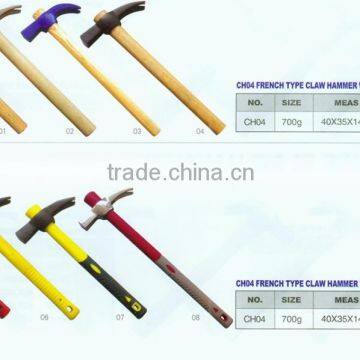 American type full polished claw hammer small claw hammer best claw hammer formwork hammer