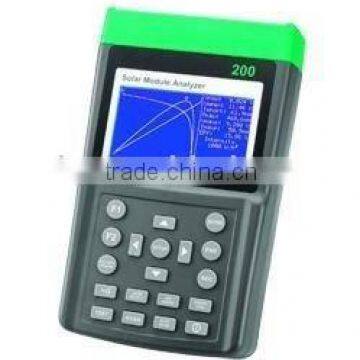 Solar panel power cell tester portable