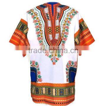 Traditional African Print Dashiki Shirt African Top Clothing Kaftan Wholesale China Quality Choice photo-3