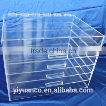 acrylic makeup Storage Box/acrylic storage box with drawers/acrylic box