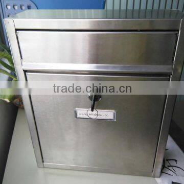 Stainless Steel Wall Mounted Mailbox