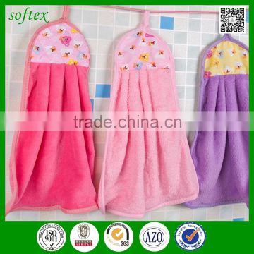 China manufacturer Coral fleece cute korean hand towel