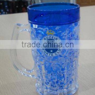 FDA BPA Free Promotion Beer Frosty Mugs With Gel,freezer Mug,double Wall Mug photo-2