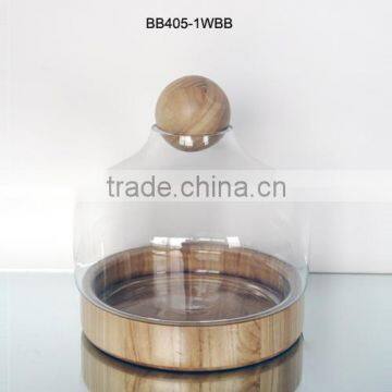 30" Jumbo 3 Photos GLASS DISPLAY CLOCHE DOME BELL LARGE Round Quality Choice photo-4