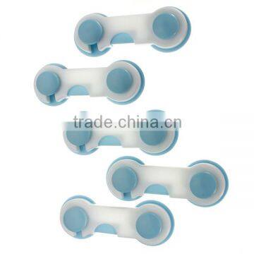 New 5pcs Household Items Baby Toddler Kids Children Door Drawer Wardrobe Cabinet Safety Plastic Lock For Protective