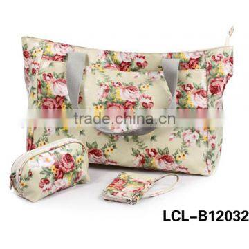 LCL-B1203295 printed pu pvc multifunction trendy make up soft fashion travel cosmetic bag