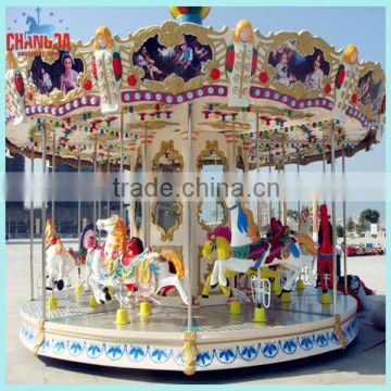 Attraction amusement equipment children swing carousel horse