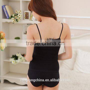 2016 New Women Body Shaper Underwear Nylon Camisole Black Color photo-4