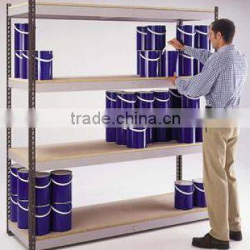 light duty slotted angle steel shelving