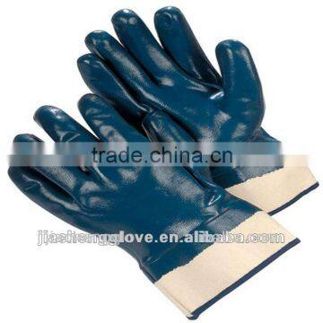 Blue Nitrile Working Gloves