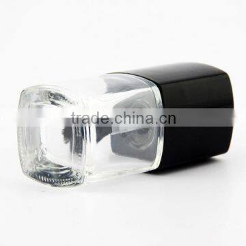 wholesale custom empty clear glass nail polish bottle