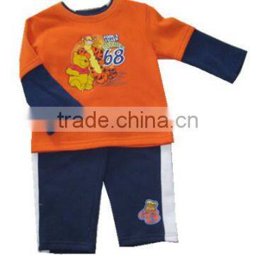 new arrival kids boys autumn sports clothes set baby insert clothing
