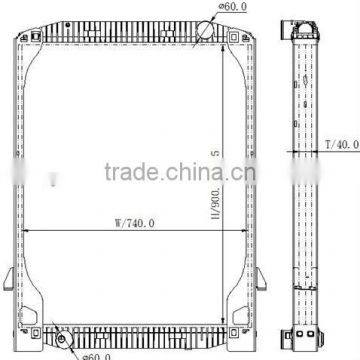 Iveco truck parts Iveco truck Iveco spare parts radiator