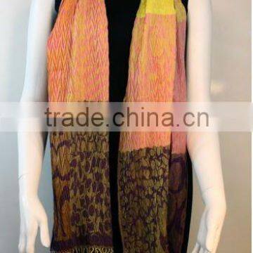 viscose cotton blend scarves