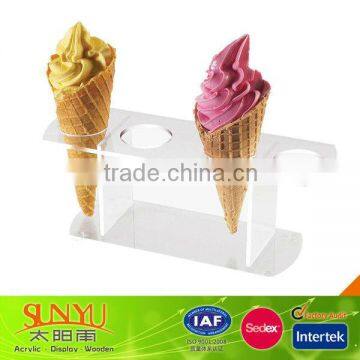 Simple Four Cone Ice Cream Holder