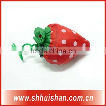 polyester strawberry fold bag