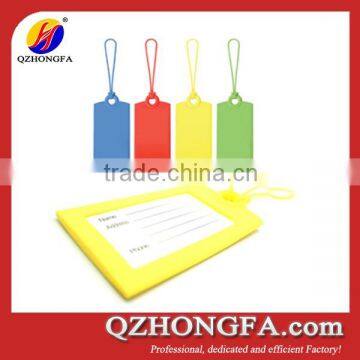 2014 promotional luggage tag silicone