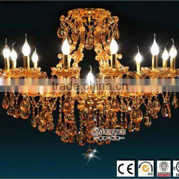 Crystal candle lamps, led house ceiling chandelier lights MD8477-L12+1