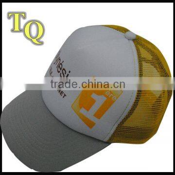 custom 5-panel printed mesh trucker cap wholesale