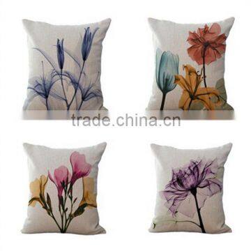 Oil Painting Cotton Linen Throw Pillow Case Cushion Cover Home Sofa Decorative