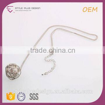 N74396K01 3D Screw Solid Ball Freshwater Baroque Pearl Necklace From Pearl Updated Collection photo-2