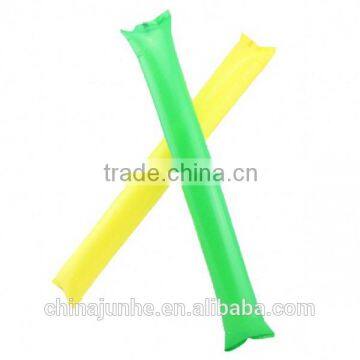 PE Cheap Promotion Inflatable Cheering Stick / Noise Maker Cheering Sticks