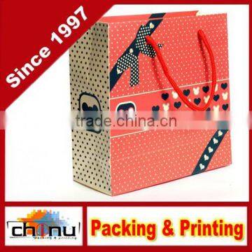 Art Paper White Paper Gift Shopping Promotion Bag(210088)