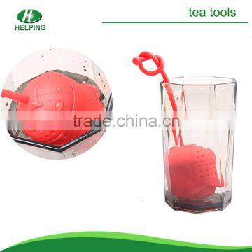 High quality silicone rose tea shape tea infuser