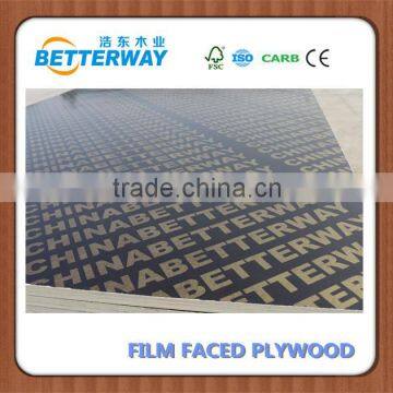 Linyi AA grade film faced plywood construction used plywood