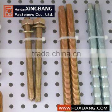 yellow zinc plated chemical anchor bolt factory in China handan