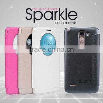 For LG G3 Stylus(D690)hot selling smart flip leather case