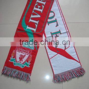 Latest Fashion Soccer Scarf, Football Fan Red Scarf photo-4