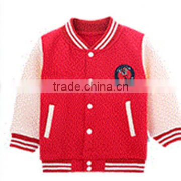 2016 Latest design baby Winter warm sports baseball jacket