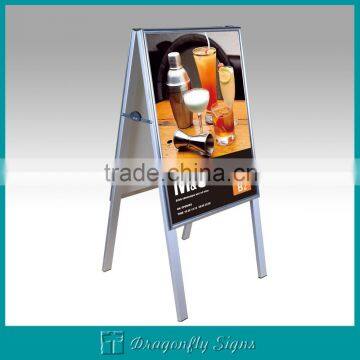 Double sides advertising poster stand