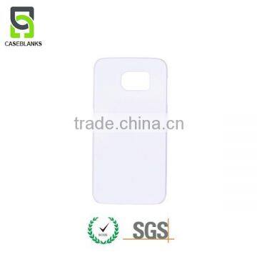 3D Personalized White Matte PC Phone Case for S6