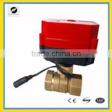 2 way electric ball valve 1/2" for rain water equipment, softer water