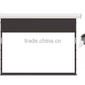 home theater motorised screen tab tensioned projection screen