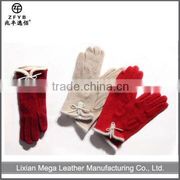 ZF5662 Newest fashion lovely lady wool gloves