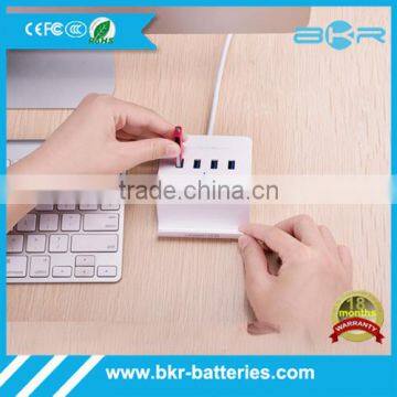 4-Port USB 3.0 Hub with Ethernet Adapter for USB Type-C Devices