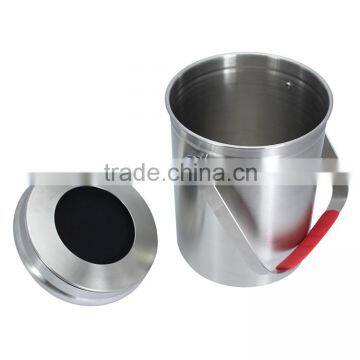 Houseware Factory Home-use 1.0 Gallon Metal Mini Trash Can photo-2