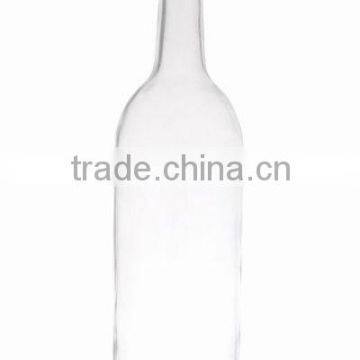 Clear glass bottle for wine