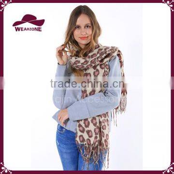 Women Fashion Leopard Pattern Animal Print Shawl Scarf Wrap