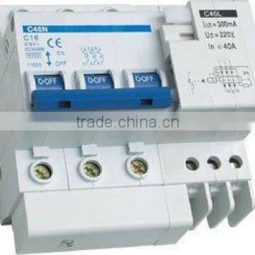 DZ47LE C45LE Residual Current Circuit Breaker RCCB