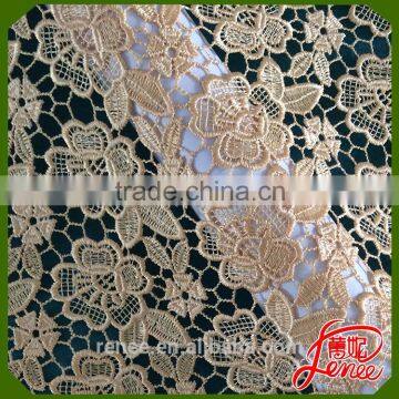 POPULAR GARMENT CHOICE REASONABLE PRICE CHEMICAL EMBROIDERY FABRIC