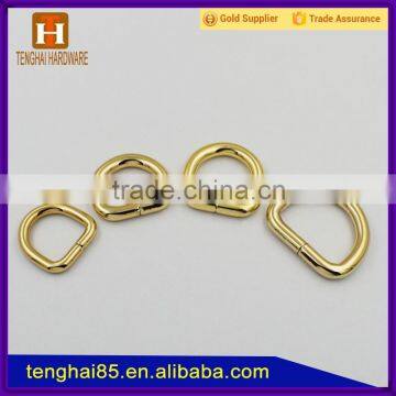 Customized Metal Iron D-Ring For Belt