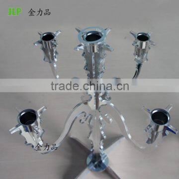 Manufacturing Customized Mirrored Acrylic Candelabra for Christmas Day photo-2